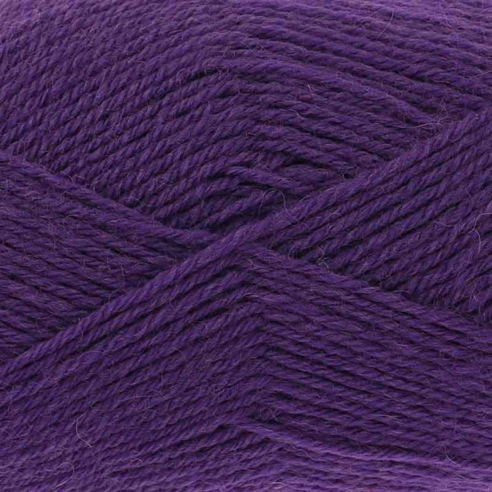 King Cole Purple Merino Blend 4 Ply Yarn (Value Pack 12 x 50g Balls) For Crochet, Knitting - 180m per ball