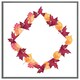 image 4 of Diamond autumn reath (Picture Frame) White | L