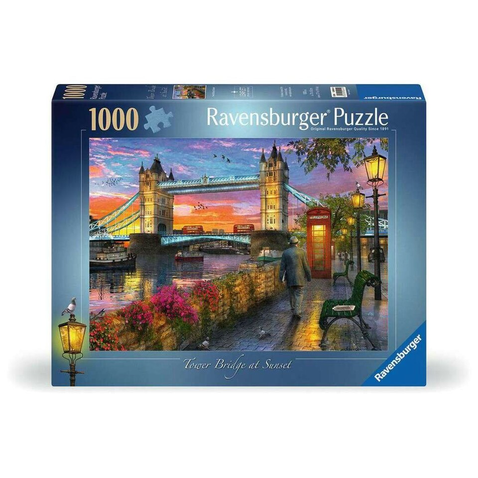 image 1 of Ravensburger Tower Bridge at Sunset 1000 Piece