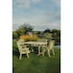 image 1 of Clover 6 Seater Rectangular Table Set with 2 Chair and 2 Bench - Pressure Treated Timber - Partially Assembled