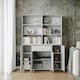 image 4 of Multi-Compartment Cabinet with 3-Tier Bookshelves and 1-Drawer Brown | Unit Colour: Oak