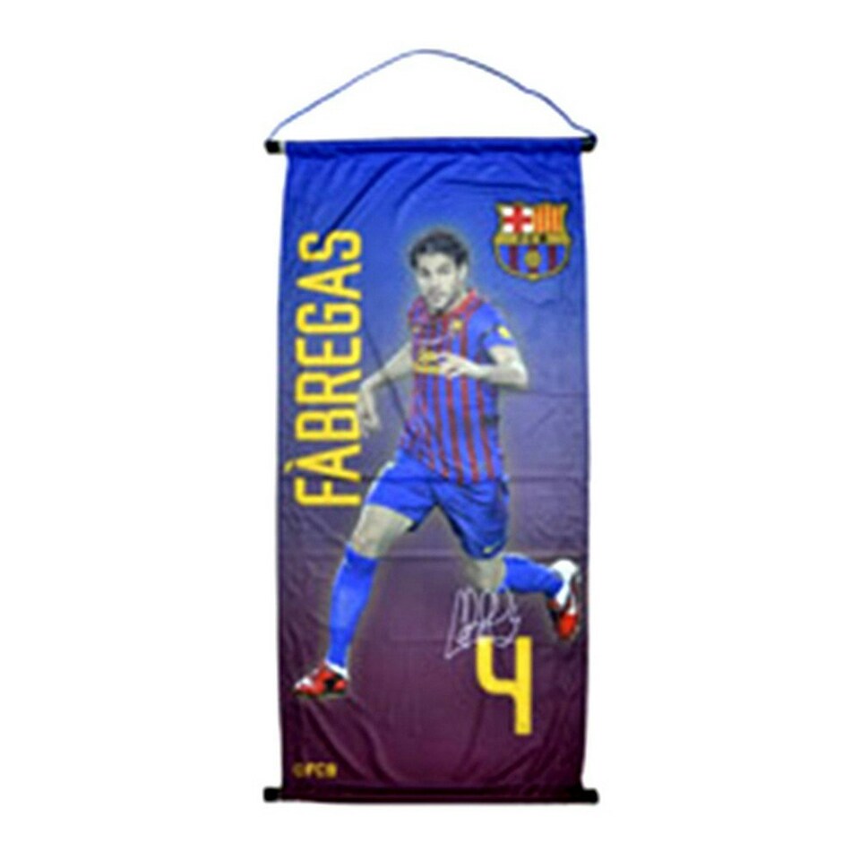 FC Barcelona Official Cesc Fabregas Football Player Pennant - Multicoloured - Large