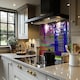 image 2 of London Post Box Splash Back | White