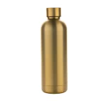 XD Collection Impact Recycled Stainless Steel Vacuum Insulated 500ml Water Bottle - Golden - One Size Yellow | One Size
