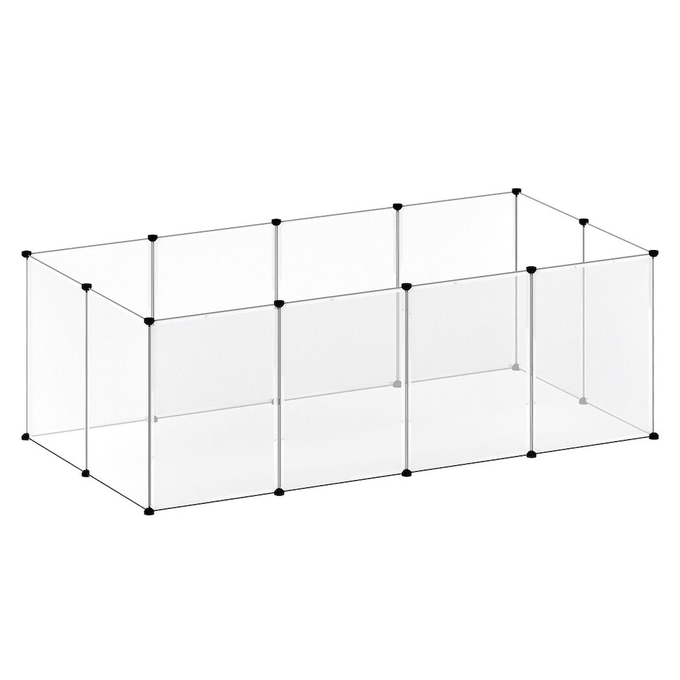 image 1 of Large Small Animal Playpen DIY Pet Fence for Rabbit Hamster Puppy Guinea Pig Dog
