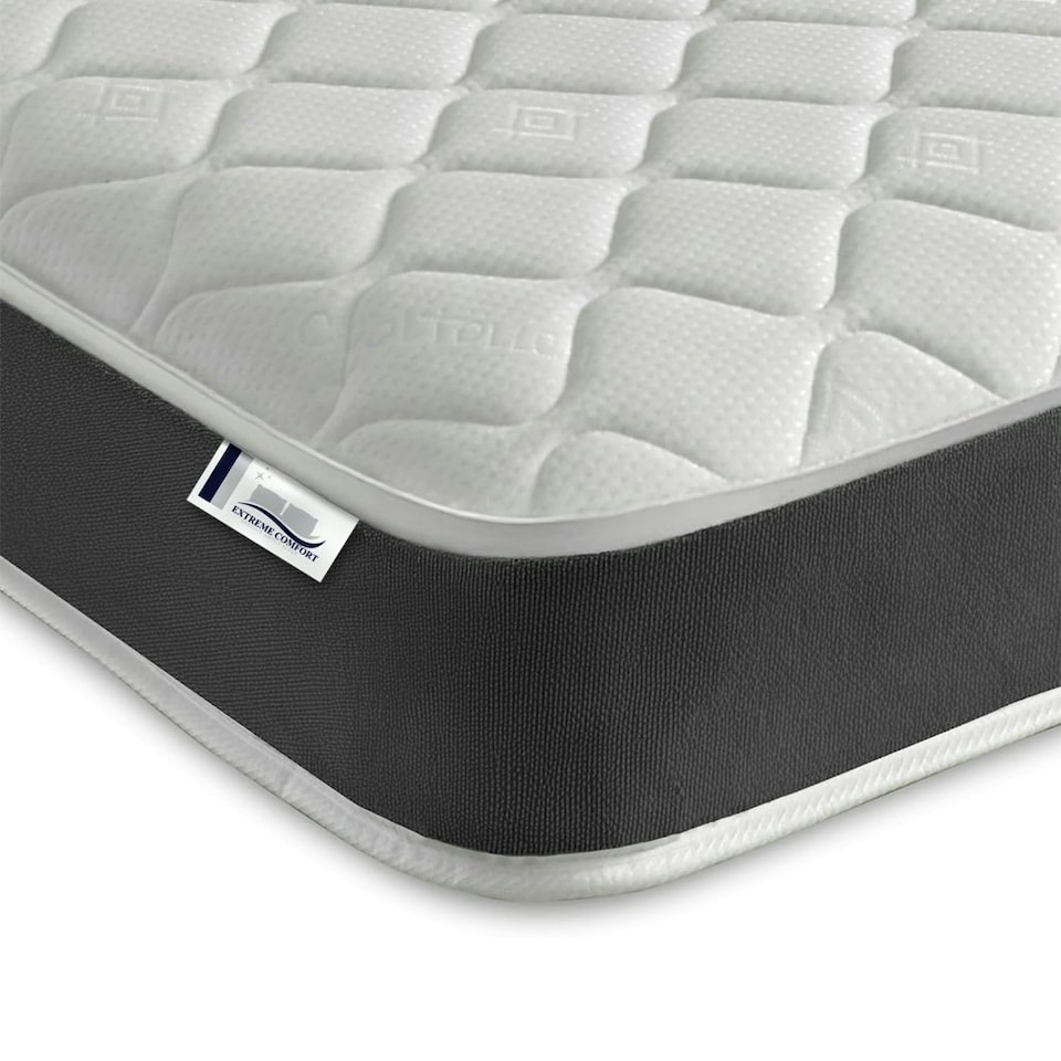 image 1 of Hybrid Mattress - Soft Feel, Memory Foam & Spring Support Grey | Single
