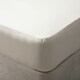 image 2 of Belledorm Brushed Cotton Extra Deep Fitted Sheet - Cream - Double