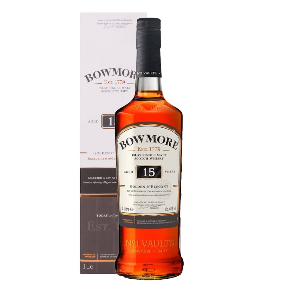 Bowmore 15 Years Golden Elegant Whisky 1L