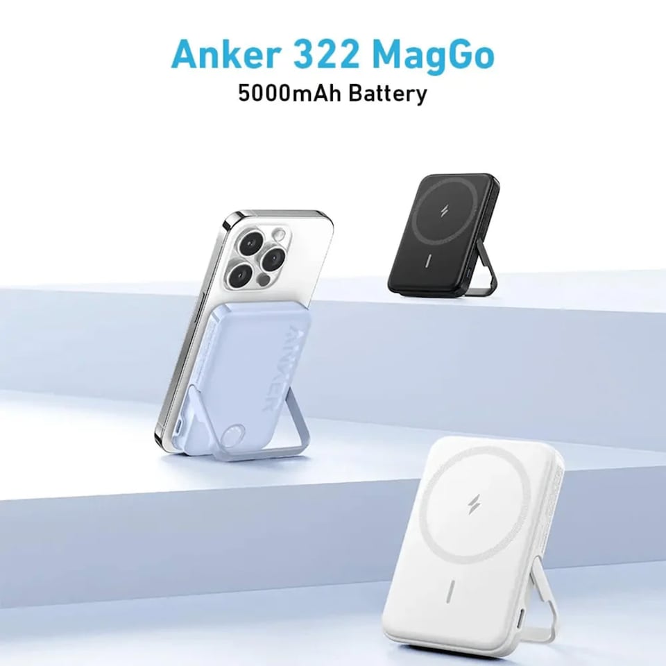 image 1 of Anker MagGo 5K Power Bank 7.5W Black