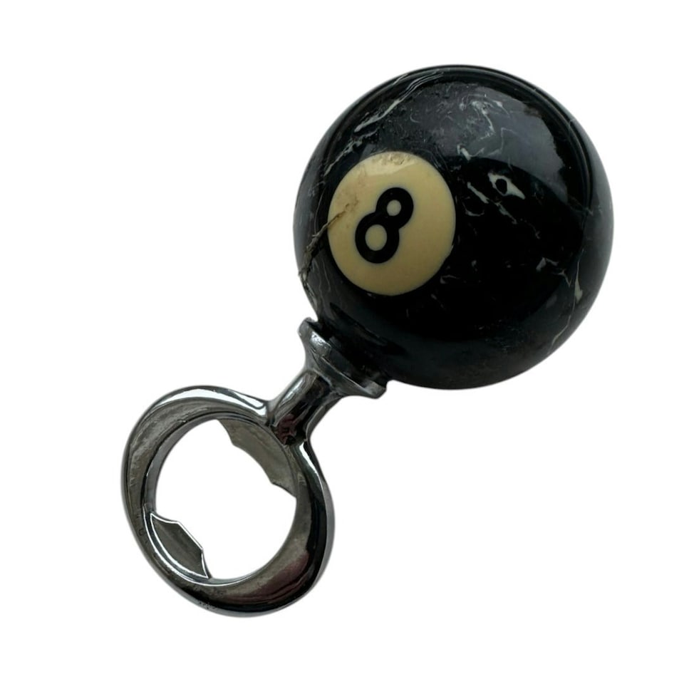 image 1 of Sportgiftz 8 Ball Bottle Opener | Fun Pool Ball Design, Heavy-Duty Bottle Opener