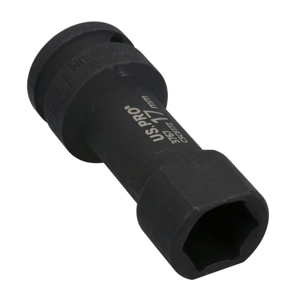 image 1 of 17mm 1/2" Drive Deep Strut Socket for Unistrut Type Channel 72mm Long