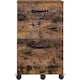 image 7 of Rolling File Cabinet with 2 Drawers for A4 and Letter Documents, Mobile Office Storage Unit