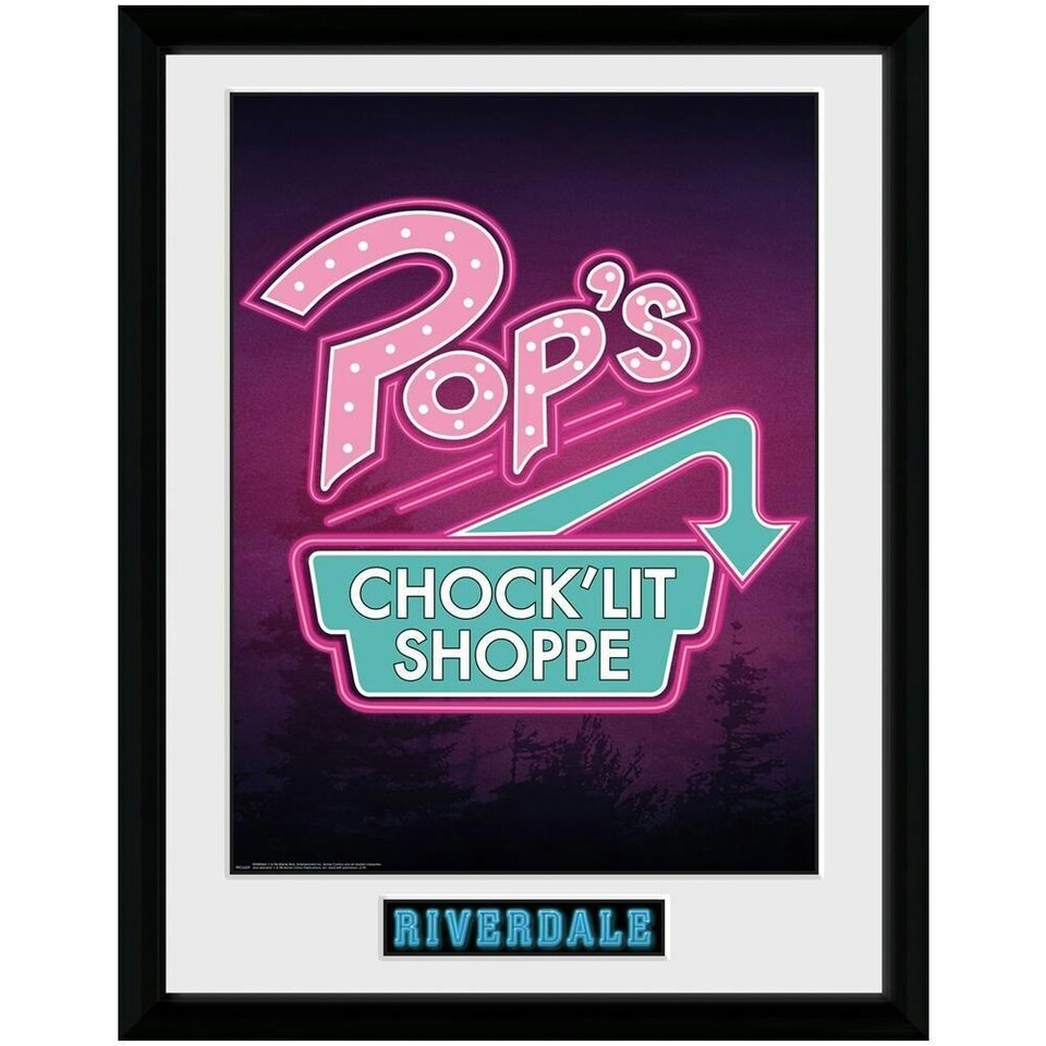 Riverdale Pop´s Framed Poster - Pink/White - One Size