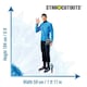 image 3 of Spock Star Trek: The Original Series Leonard Nimoy Lifesize Cardboard Cutout 184cm