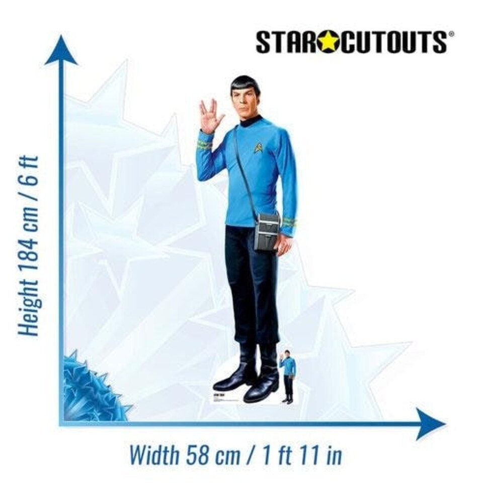 image 1 of Spock Star Trek: The Original Series Leonard Nimoy Lifesize Cardboard Cutout 184cm