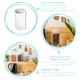 image 2 of Argon Tableware 4 Piece Flip Lock Plastic Food Storage Containers Set - White