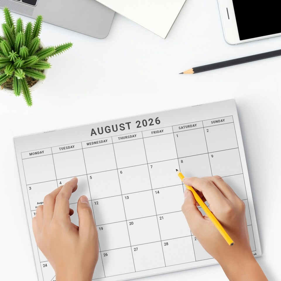 image 1 of 2026 Monthly Calendar Space Design