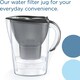 image 2 of BRITA Marella Water Filter Jug Graphite (2.4L) Starter Pack incl. 3x MAXTRA PRO Pure Performance Cartridge