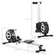 image 5 of HOMCOM Fitness Adjustable Magnetic Rowing Machine Rower with LCD Digital Monitor