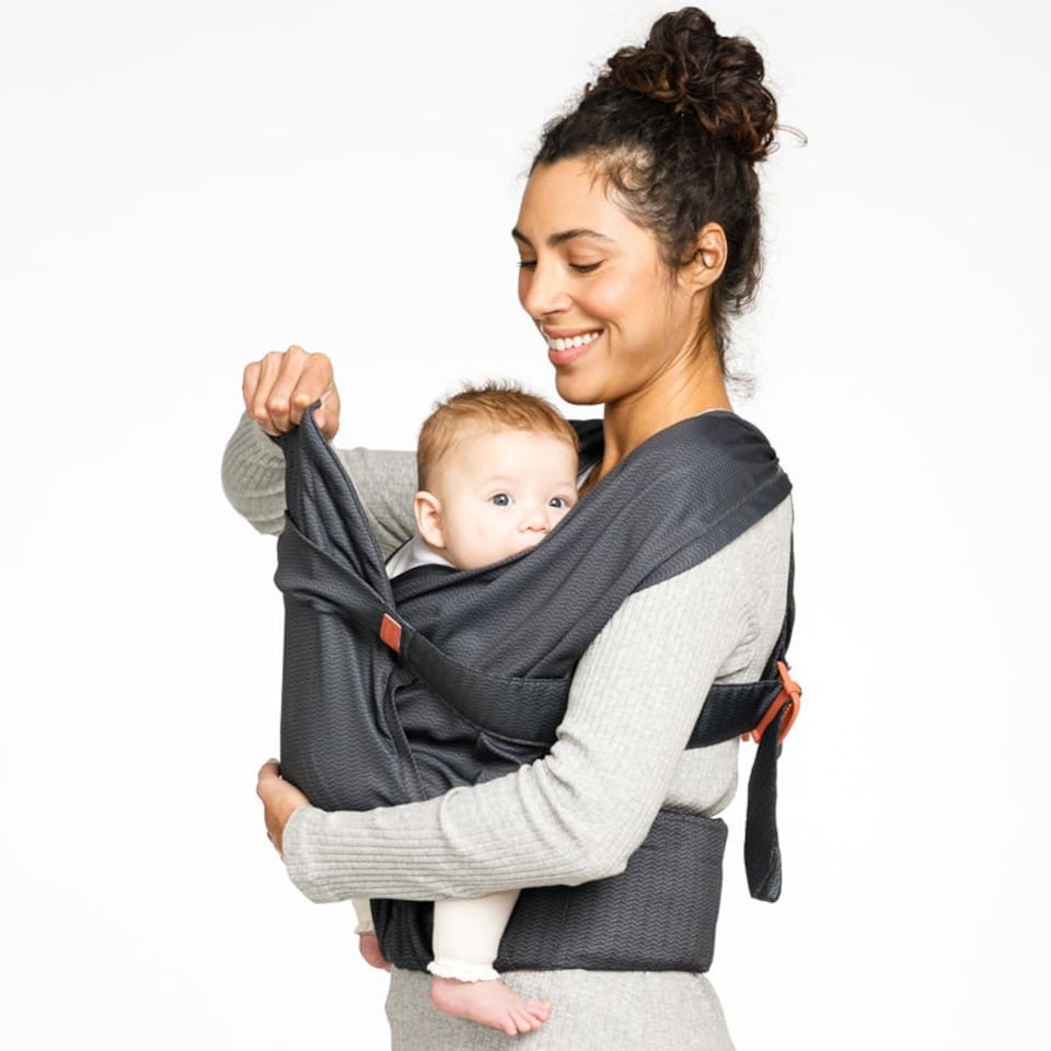 image 1 of Infantino Hug & Cuddle Adjustable Hybrid Wrap Carrier