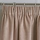 image 2 of Matrix Latte Curtains 66 x 72 inch (168 x 183 cm) Room Darkening Pencil Pleat Thermal Noise Reducing Curtains for Bedroom and Living Room
