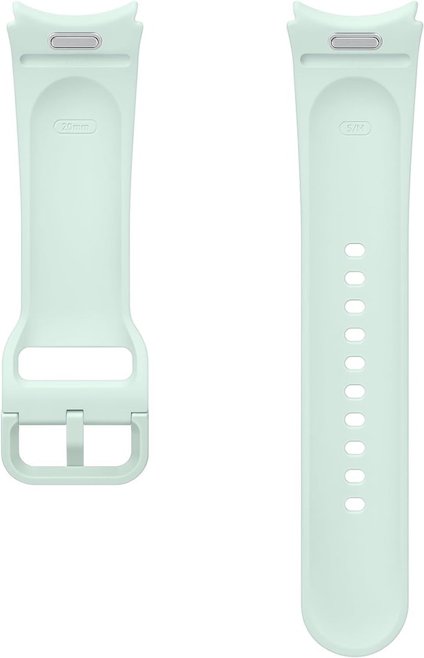 image 1 of Samsung Galaxy Watch 4-5-6 One Click Sport Band 20mm M-L Mint - ET-SFR94LMEGEU