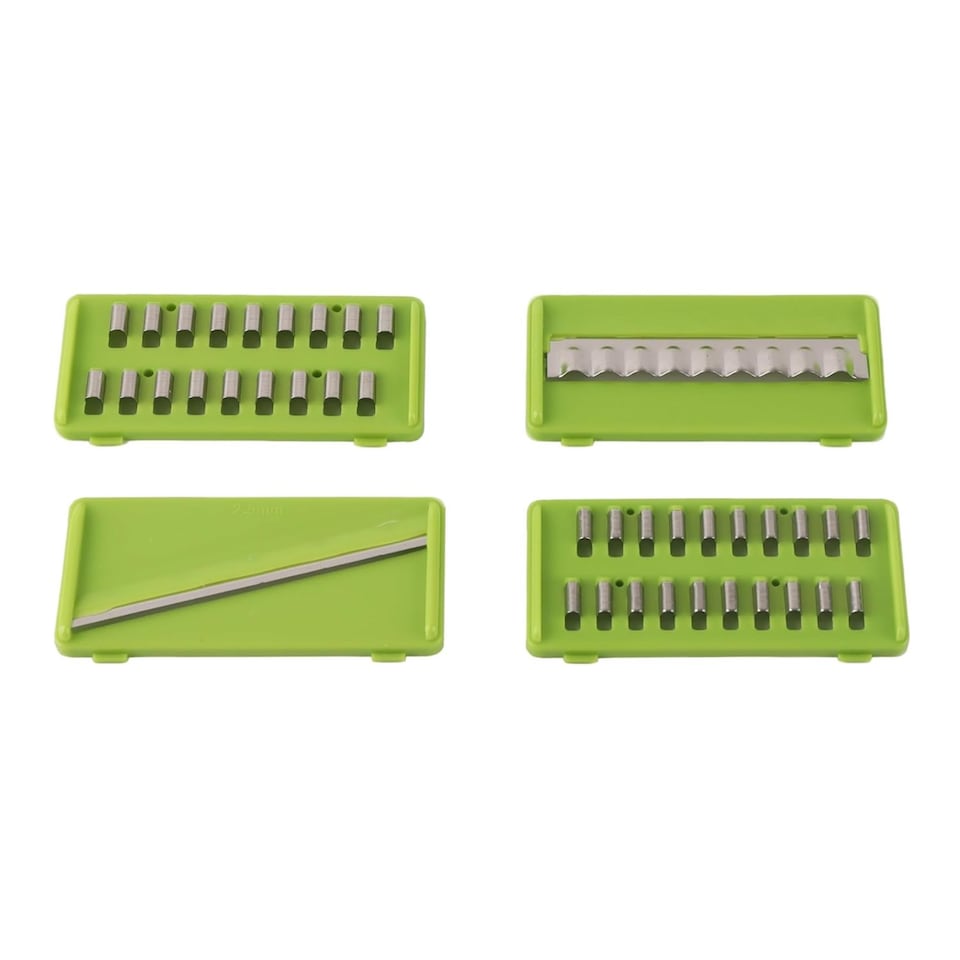 image 1 of Alivio 12-in-1 Multifunction Vegetable Cutter & Chopper with Container (Grey)