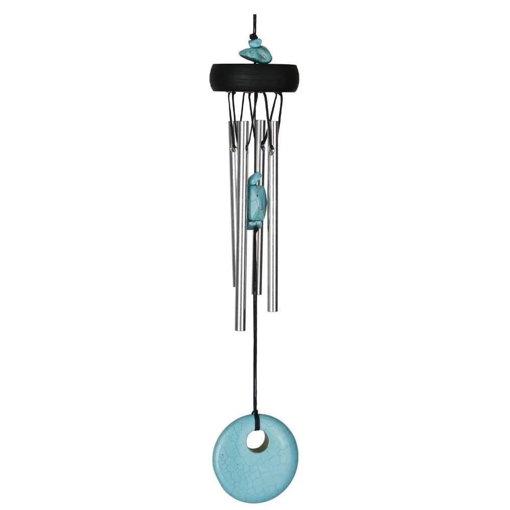 Woodstock Chimes Wind Chime Precious Stones - Turquoise