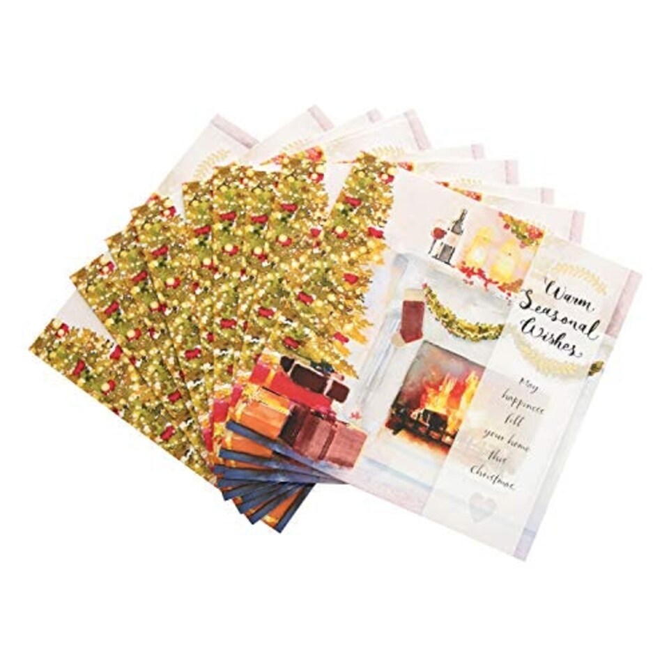 image 1 of Hallmark 25500682 Charity Christmas Card Pack"Home" - 10 Cards, 1 Design