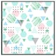 image 3 of Geometric shapes (Picture Frame) Brown | L