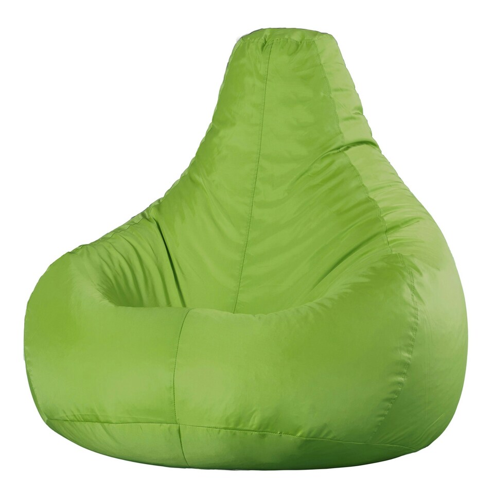 image 1 of icon Recliner Indoor Outdoor Bean Bag Lime Green Bean Bag Chair Green | Green