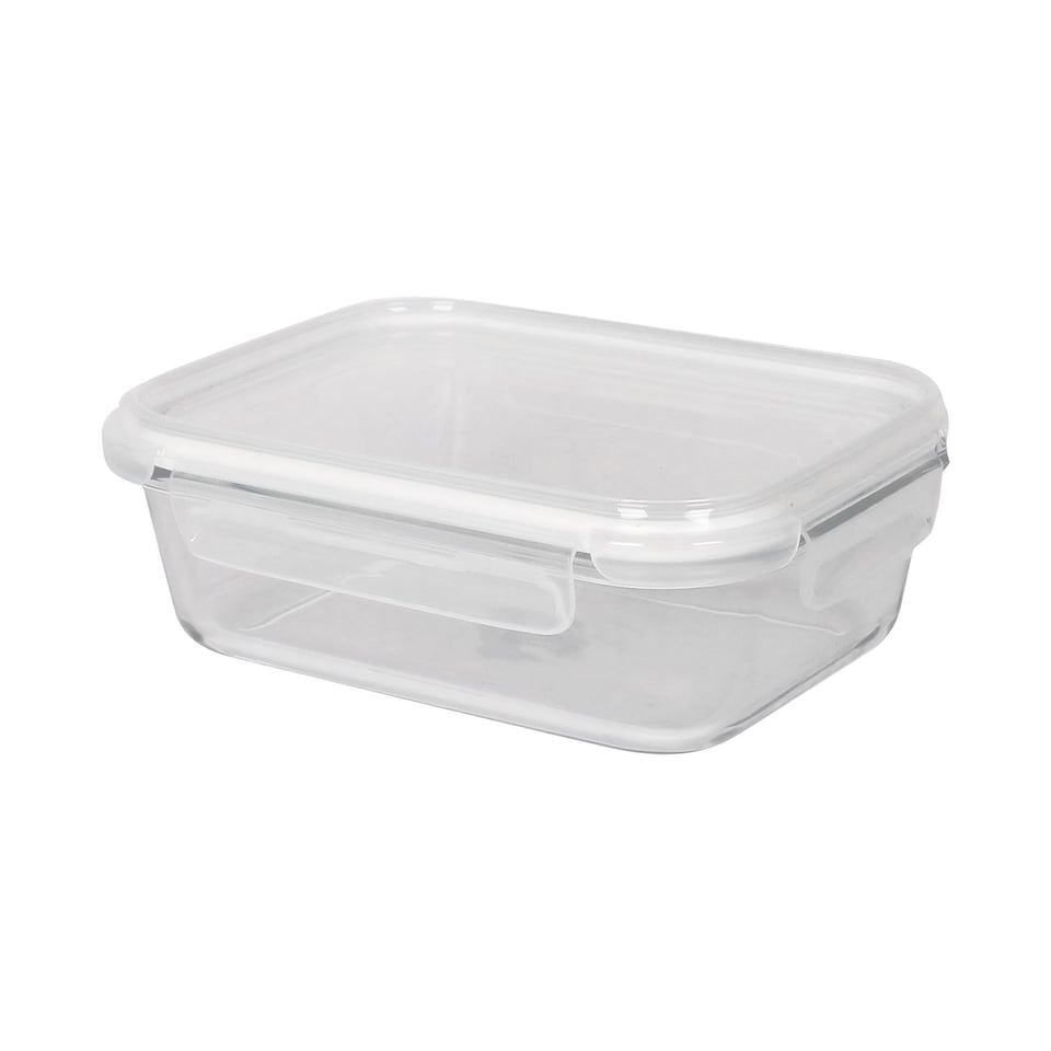 image 1 of Harbour Housewares Glass Food Storage Container with Lid - 1 Litre