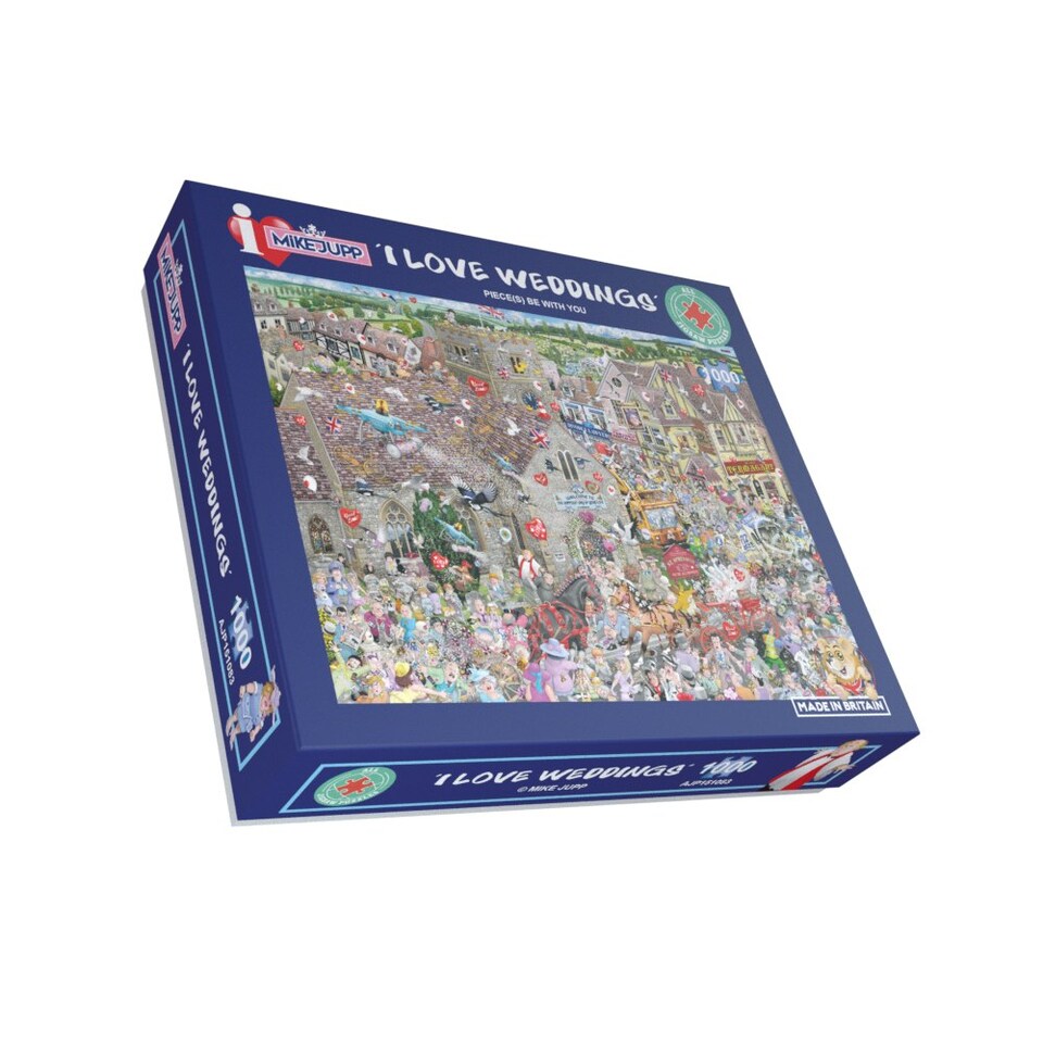 image 1 of Mike Jupp I Love Weddings 1000 Piece Jigsaw Puzzle
