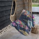 image 4 of Retro Color Feathers Blanket | Multi