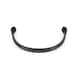 image 1 of Aviemore Raised Leather Horse Browband - Black - Cob