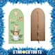image 2 of Wild One Neutral Animals Single Backdrop Cardboard Cutout 185cm
