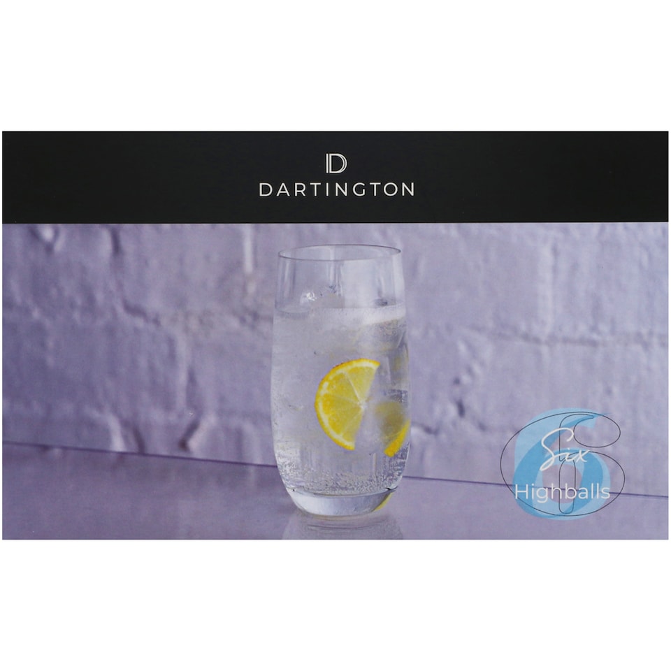 image 1 of Dartington Crystal Highball Glasses 500ml Set Of Six