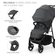 image 5 of Kinderkraft Stroller Trig 3 Grey