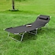 image 2 of SoBuy OGS35-SCH,Sun Lounger Reclining Folding Chair For Outdoor Garden
