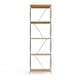 image 3 of Leyo 5 Tier Storage Rack Wotan Oak