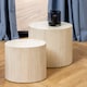 image 4 of Mice Oval Coffee Table Set in Light Oak