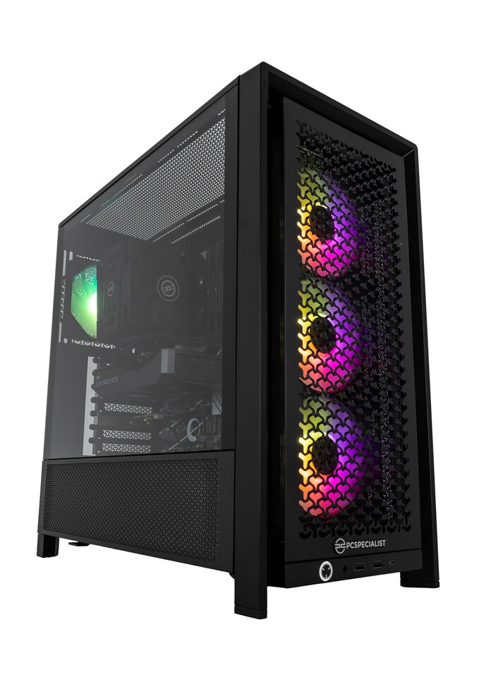 image 1 of PCSpecialist PRO Gaming PC - Intel i7-14700F Nvidia RTX 5060Ti 32GB RAM 2TB M.2 SSD Windows 11 Home