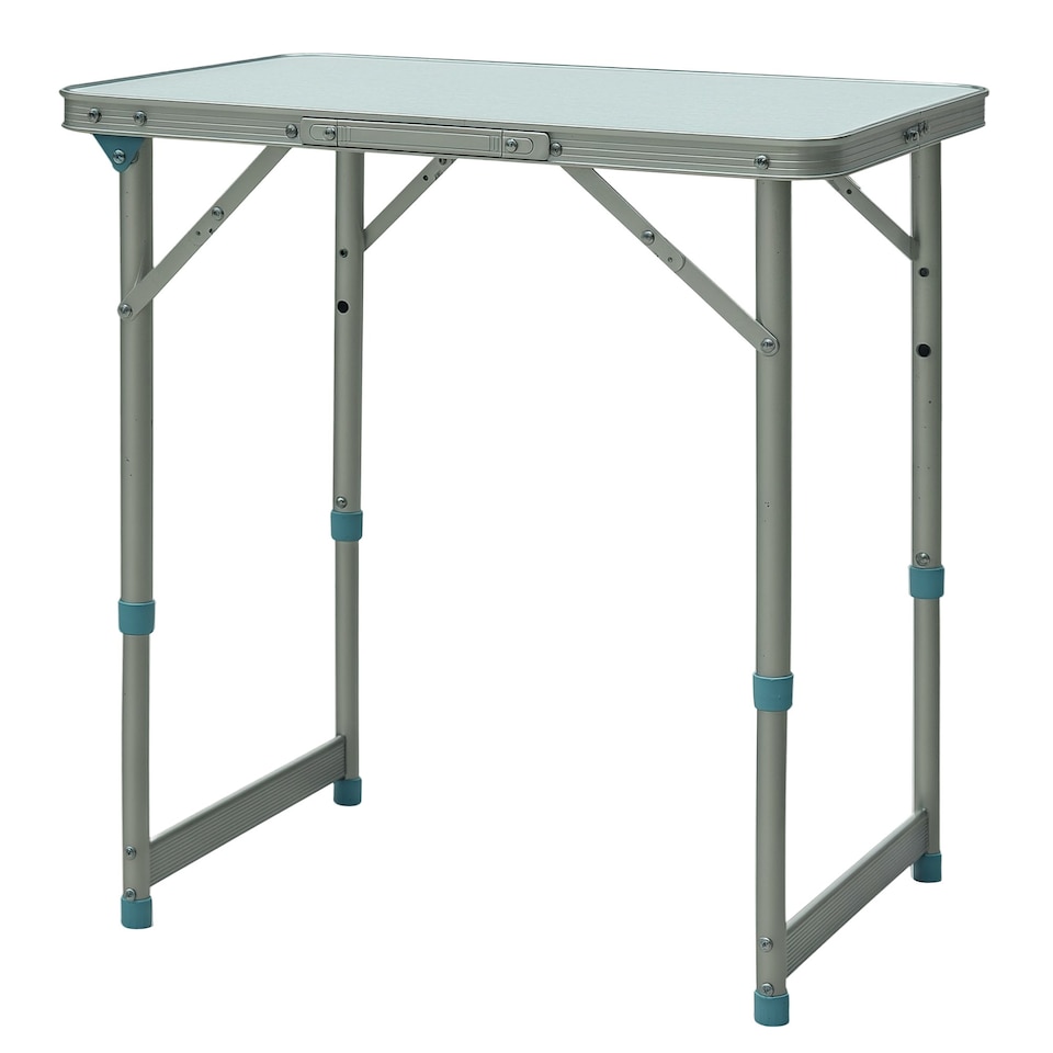 image 1 of Outsunny Garden Outdoor Camping Aluminium Table Portable Folding Picnic Table