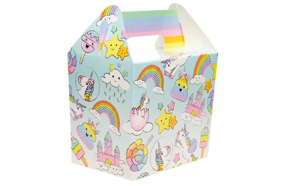 image 1 of Pack of 12 Unicorn Party Lunch Boxes