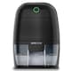 image 1 of MONHOUSE Mini Dehumidifier 600Ml Water Tank, Portable, Compact & Quiet Moisture Absorber 300ml/Day - Electric Mould Remover | Black | 1