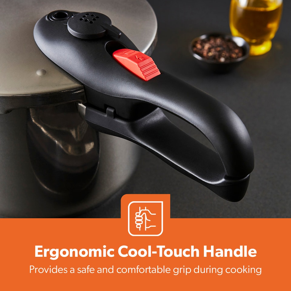 image 1 of GEEPAS 6L Stainless Steel Pressure Cooker