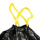 image 3 of 100 x 120L Drawstring Bags (2 Rolls of 50) With Easy Tie Top Handle Black