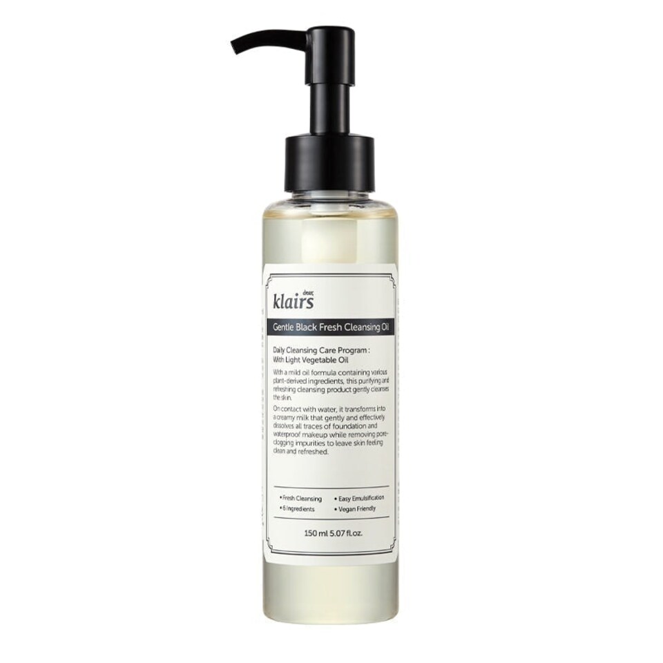 Klairs Gentle Black Fresh Cleansing Oil 150ml
