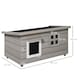 image 7 of PawHut Outdoor Cat House with Openable Top, Asphalt Roof, Window, Grey