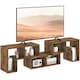 image 1 of Adjustable Free Combination TV Stand Unit With Storage Rustic